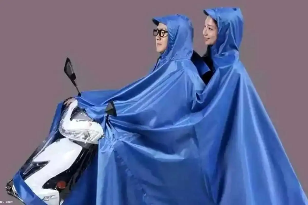 (ویدئو) پوشش مناسب موتورسواران در روزهای بارانی