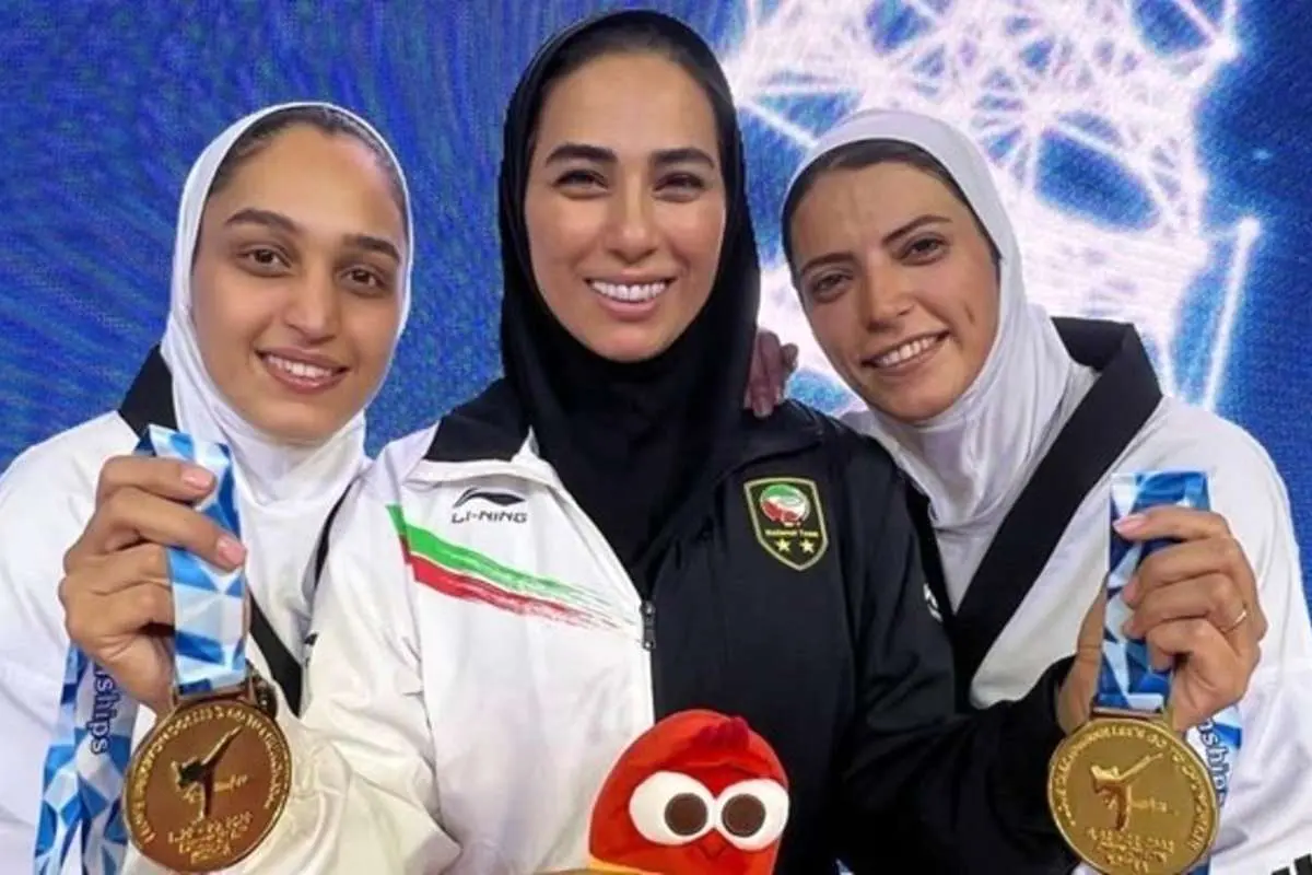 (عکس) درخشش دختران ایرانی در تکواندو
