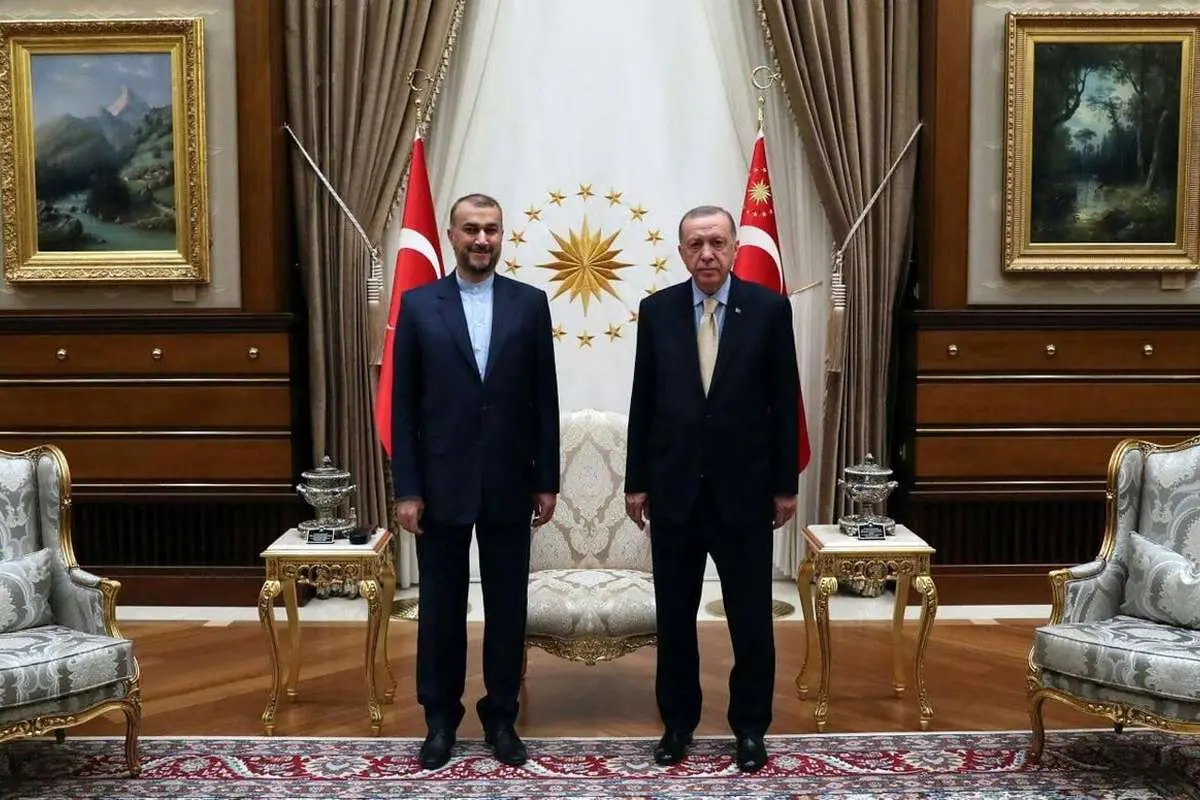 امیرعبداللهیان با اردوغان دیدار کرد