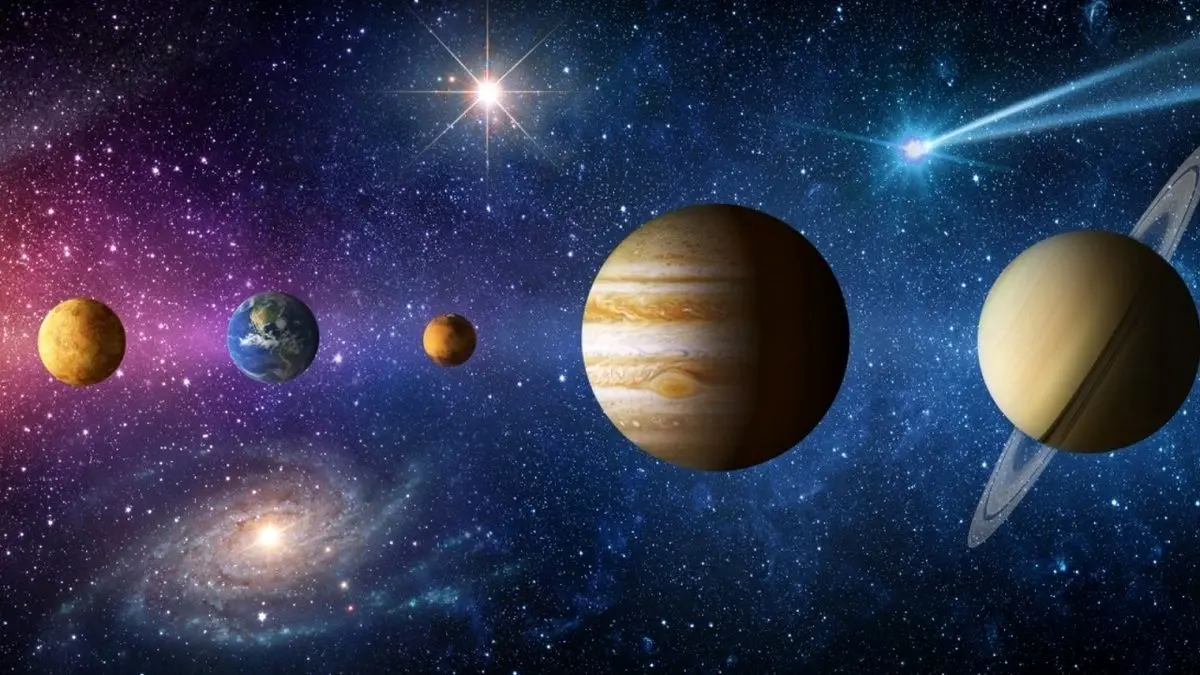 ویدیویی جذاب از سایز اجرام آسمانی