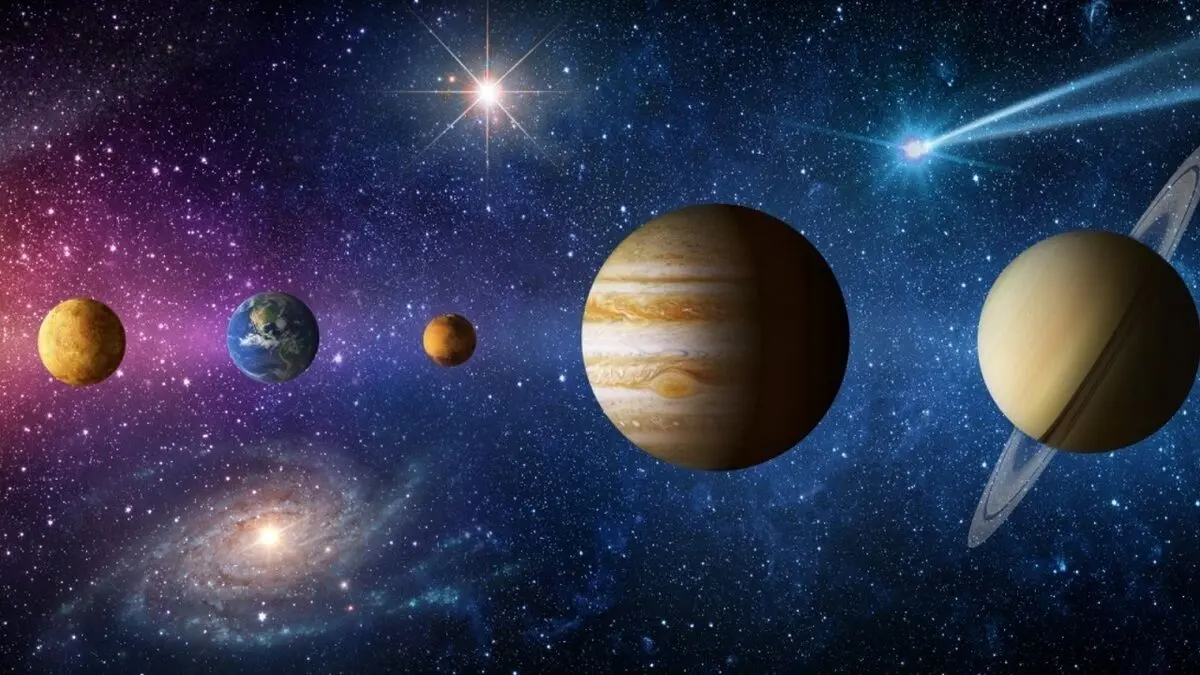 ویدیویی جذاب از سایز اجرام آسمانی