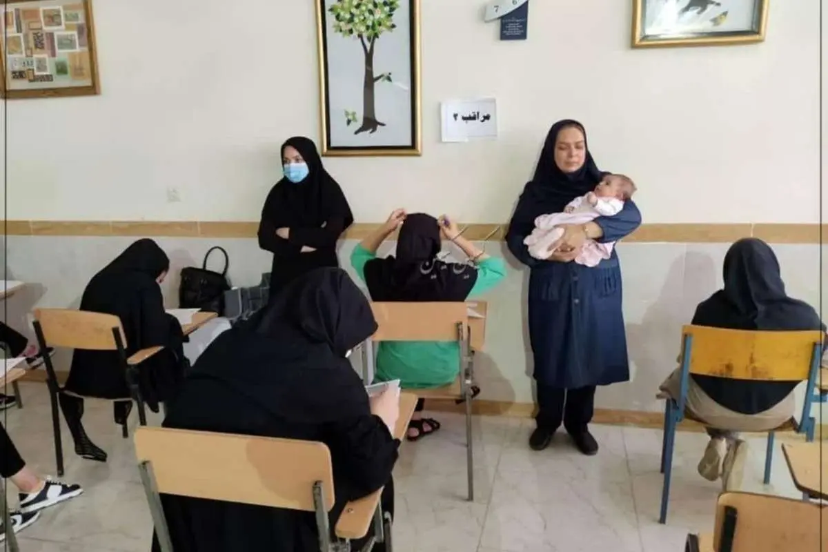 واکنش جالب زنی که انتشار تصویرش به عنوان مراقب کنکور غوغا به پا کرد