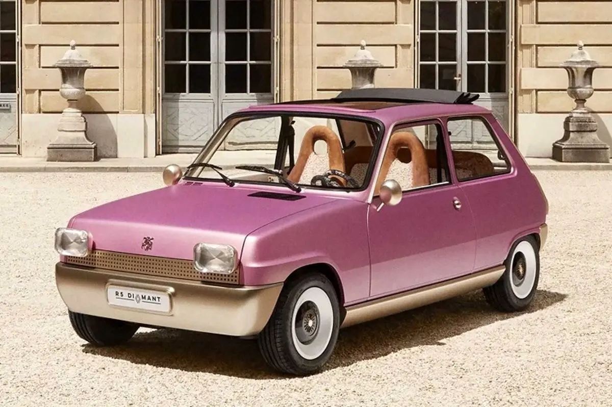 (تصاویر) رنو ۵ دیامانت؛ یک نوستالژی برقی فانتزی