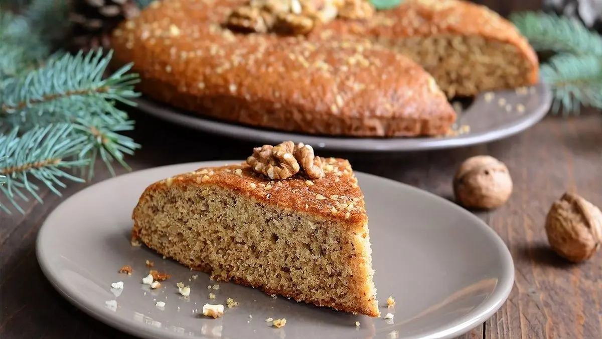 طرز تهیه کیک ارده و گردو، یک عصرانه مقوی