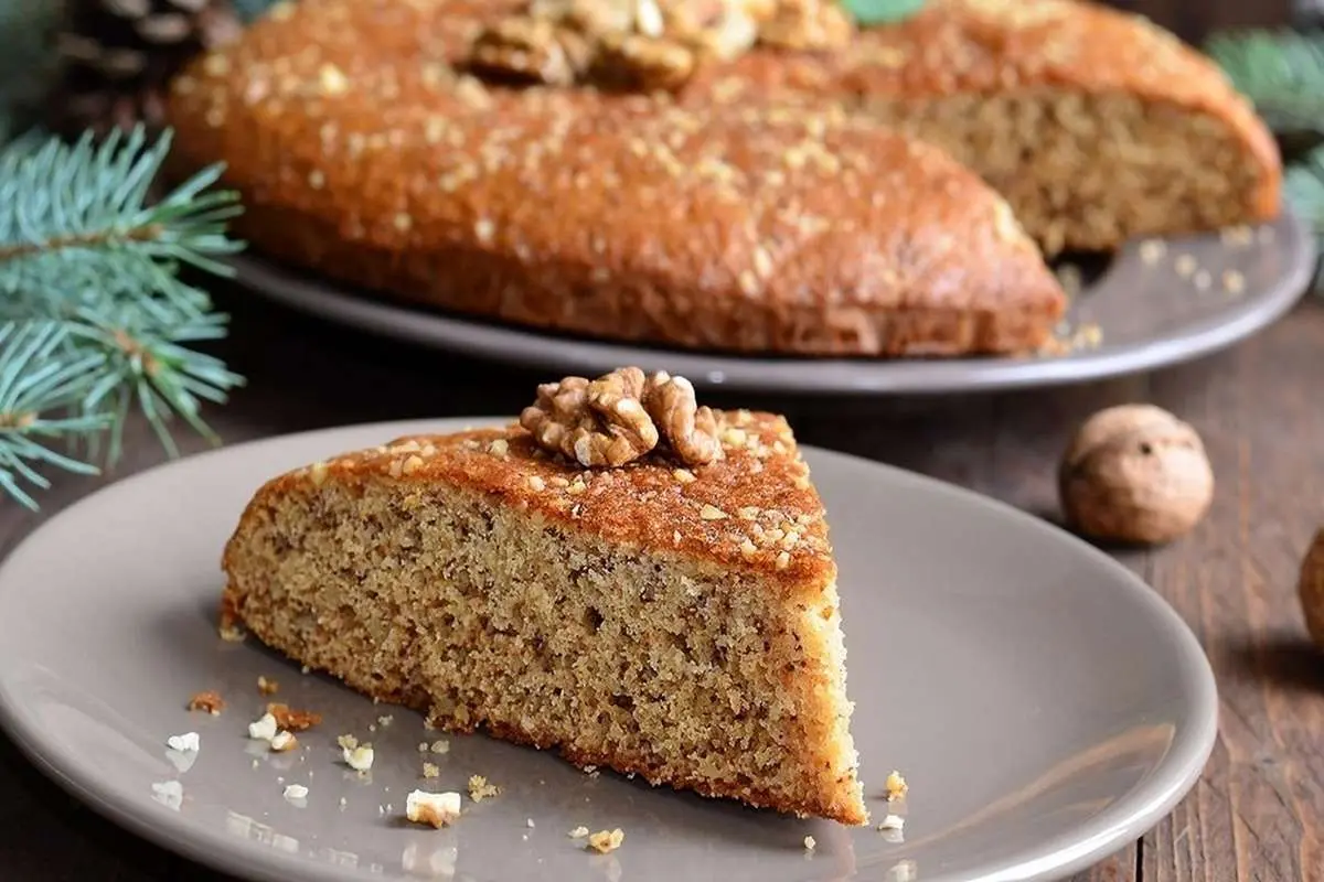 طرز تهیه کیک ارده و گردو، یک عصرانه مقوی