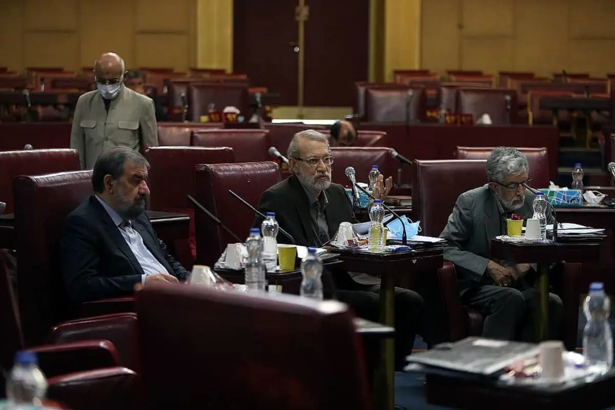 لاریجانی، محسن رضایی و حدادعادل در یک قاب؛ احمدی نژاد کجاست؟