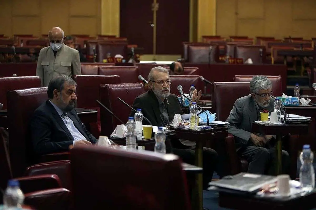 لاریجانی، محسن رضایی و حدادعادل در یک قاب؛ احمدی نژاد کجاست؟