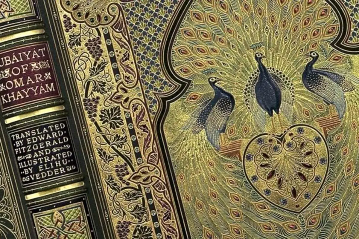نسخه زراندود رباعیات عمر خیام، کتابی که با تایتانیک به قعر دریا رفت