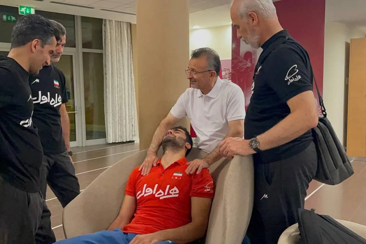 (ویدئو) ناراحتی شدید و غش کردن ستاره تیم ملی والیبال پس از شکست