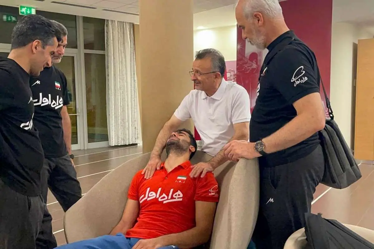 (ویدئو) ناراحتی شدید و غش کردن ستاره تیم ملی والیبال پس از شکست