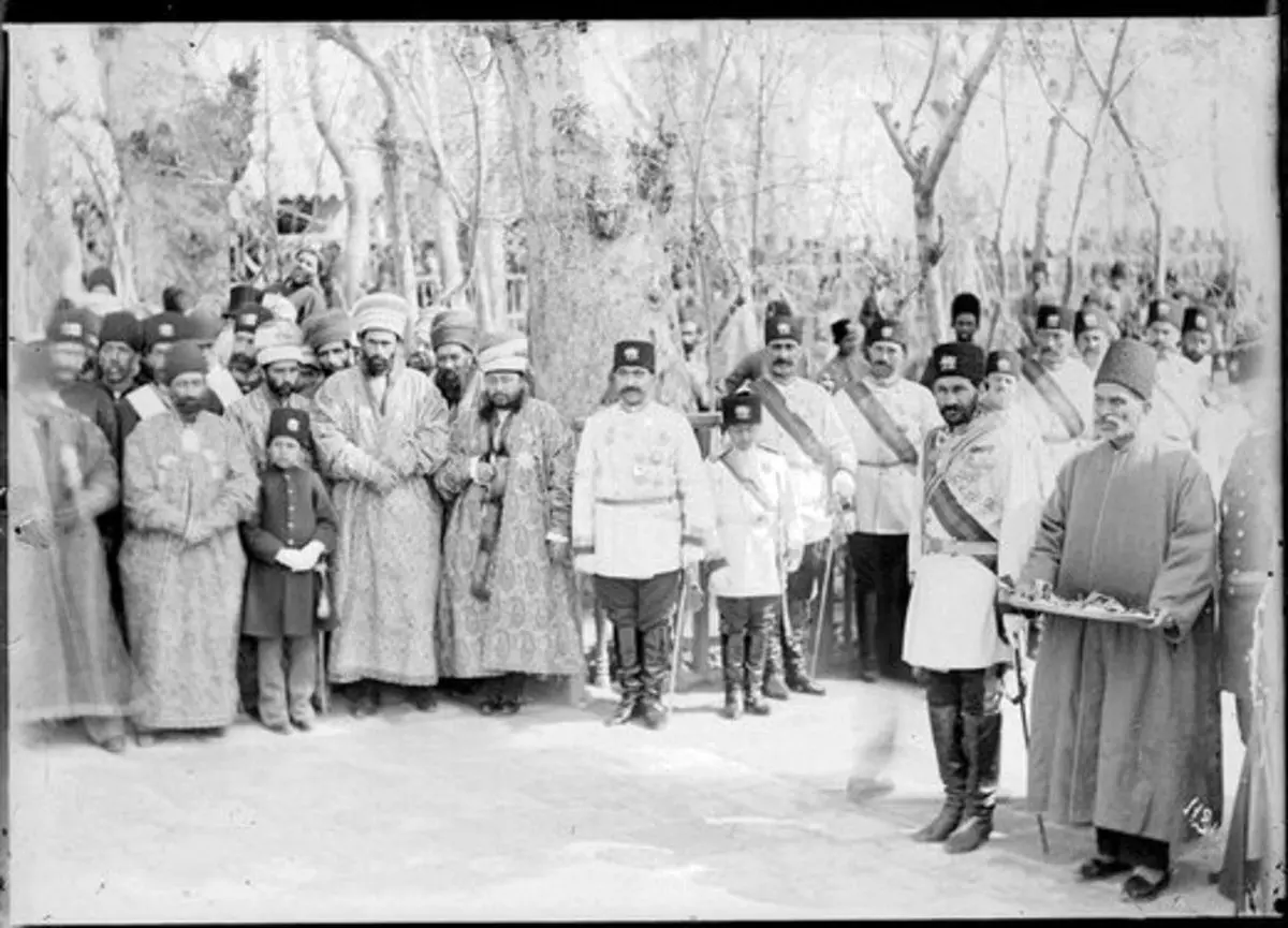 شمارش مالیات در حضور ناصرالدین شاه
