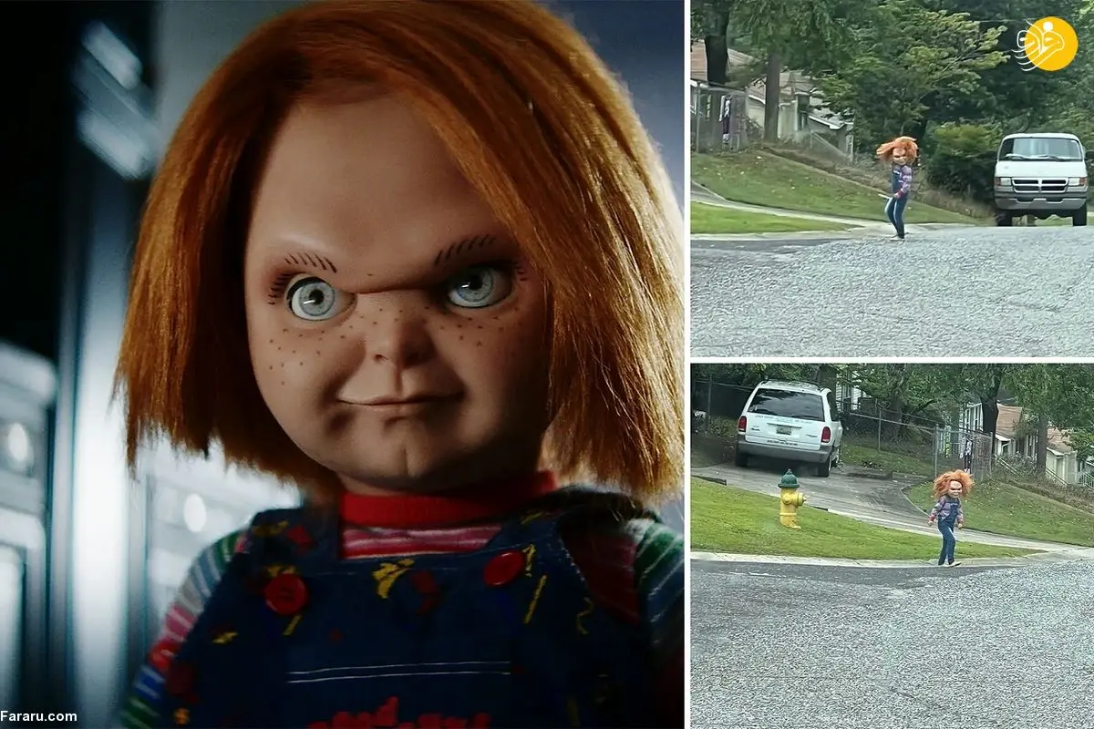 (عکس) وحشت آفرینی «چاکی واقعی» در خیابان!