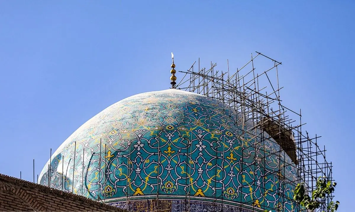 (تصاویر) ناتوانی در ترمیم شاهکار جاویدان معماری اصفهان