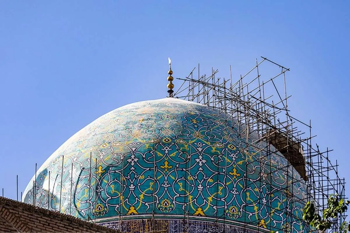 (تصاویر) ناتوانی در ترمیم شاهکار جاویدان معماری اصفهان