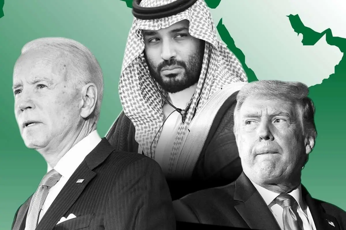 (ویدئو) تفاوت استقبال از ترامپ و بایدن در عربستان