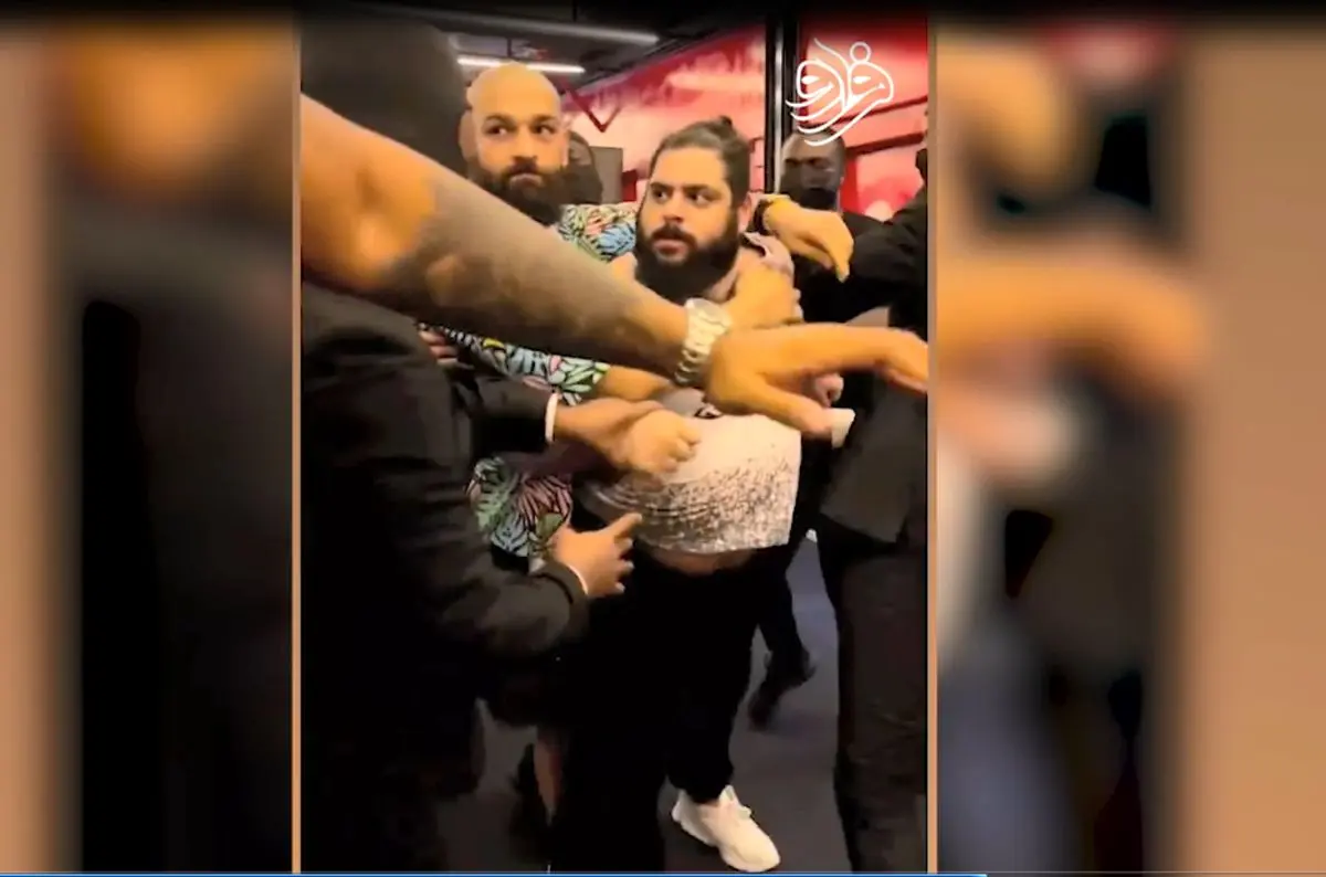 (ویدئو) تلاش ناموفق سجاد غریبی، هالک ایرانی برای جبران سیلی گوریل قزاقستانی!