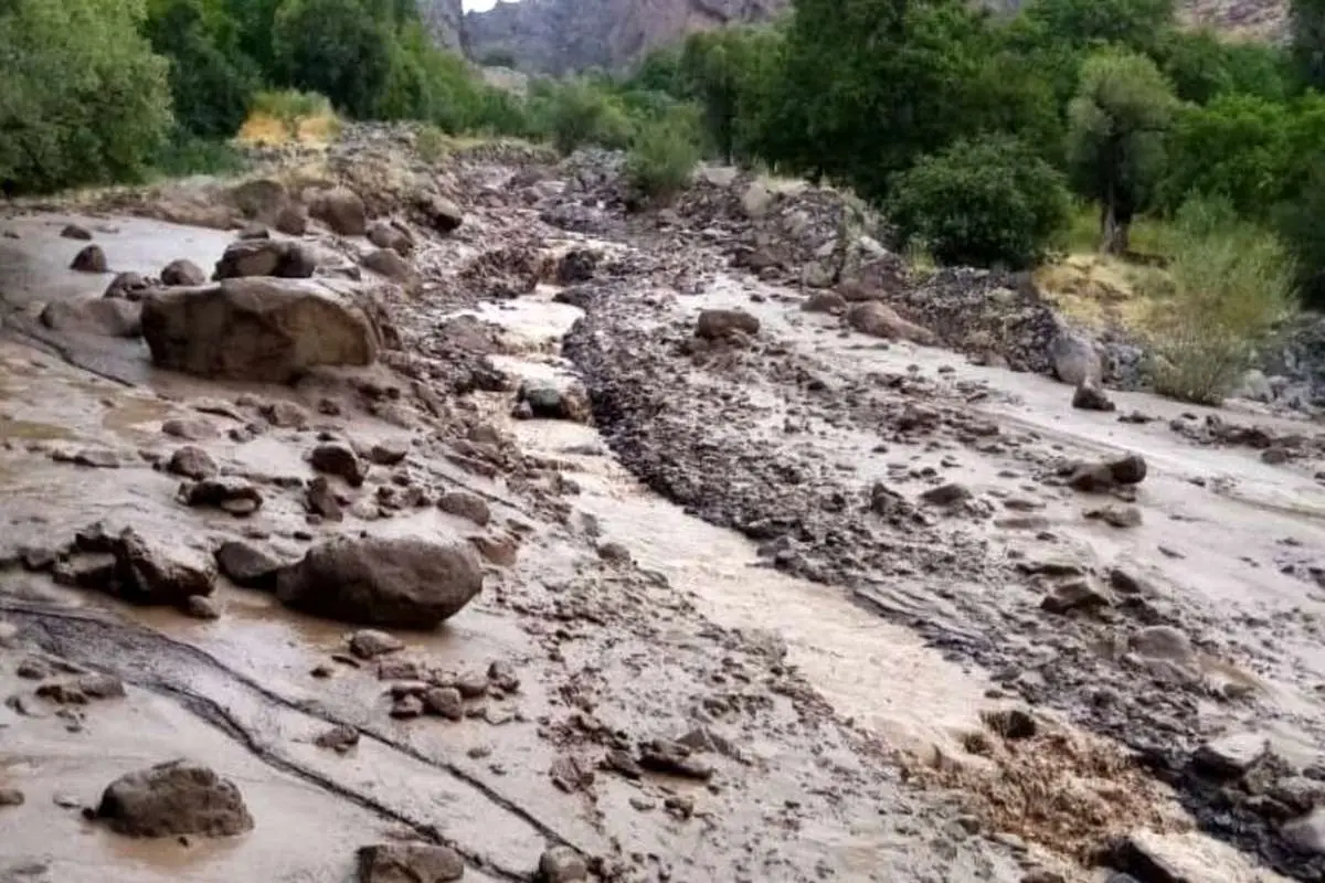 (ویدئو) سیل وحشتناک در روستای علیعرب چادگان