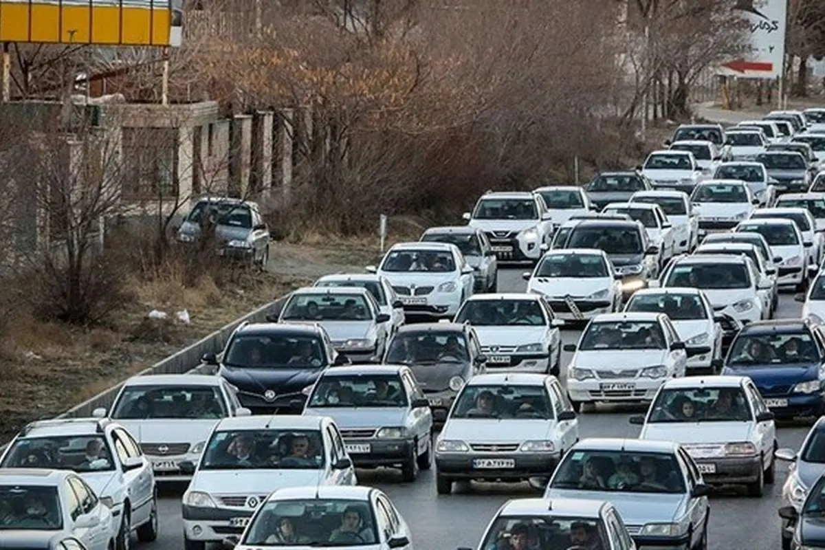ترافیک سنگین در بزرگراه بابایی و شهیدهمت