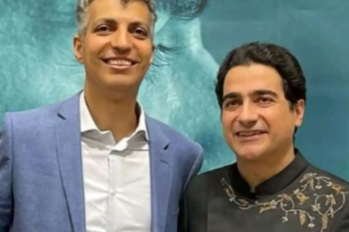 (ویدئو) لحظه ورود عادل فردوسی پور به کنسرت همایون شجریان