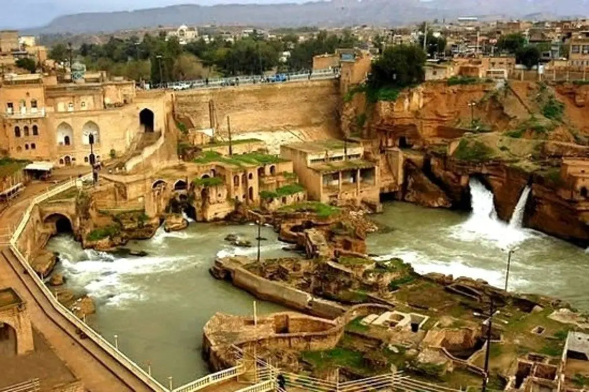 (ویدئو) مدیریت سیلاب در سازه‌های چند هزار ساله شوشتر