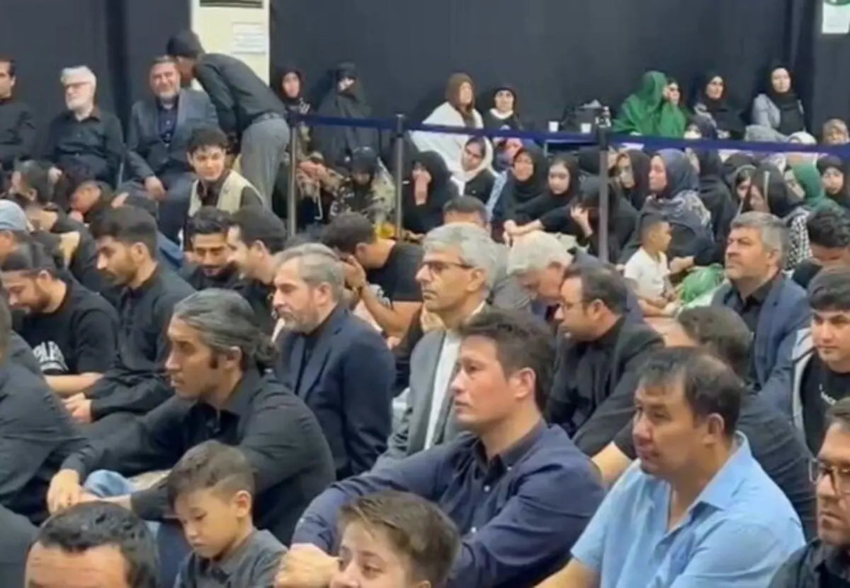 (عکس) تیم مذاکره کننده هسته‌ای در مراسم عزاداری تاسوعا در وین