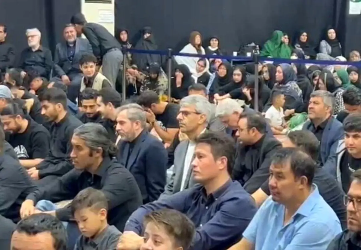 (عکس) تیم مذاکره کننده هسته‌ای در مراسم عزاداری تاسوعا در وین