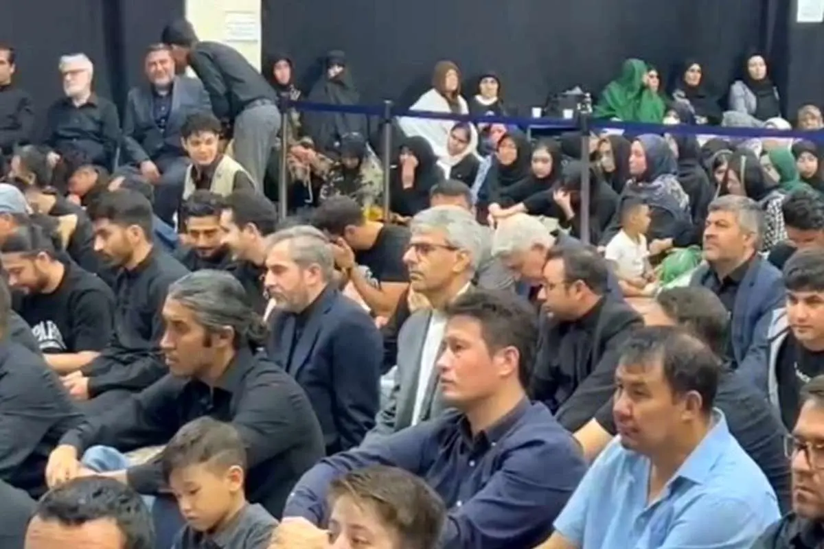 (عکس) تیم مذاکره کننده هستهای در مراسم عزاداری تاسوعا در وین