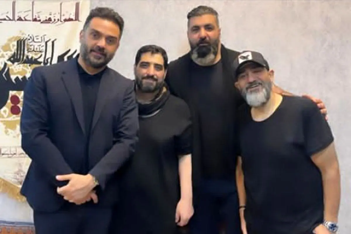(ویدئو) حضور مهران غفوریان و محسن افشانی پای دیگ نذری