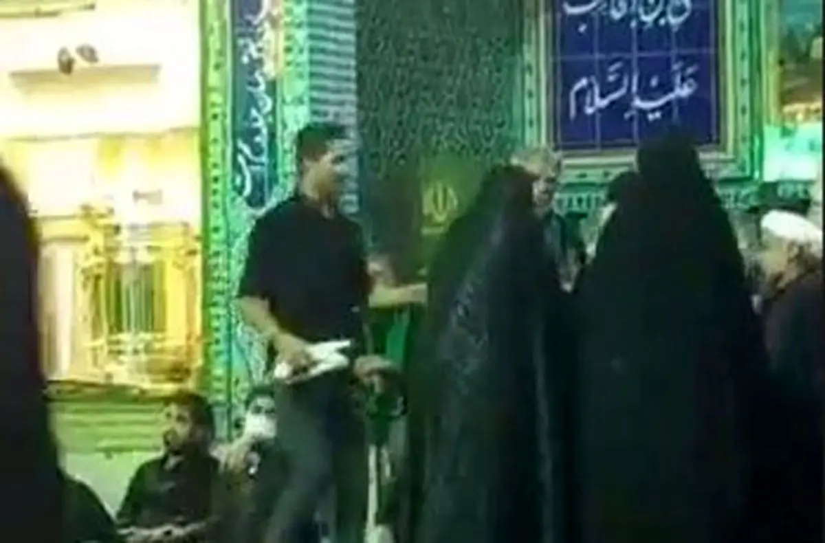 (ویدئو) اعتراض زنان محجبه به یک روحانی به خاطر سخنانش