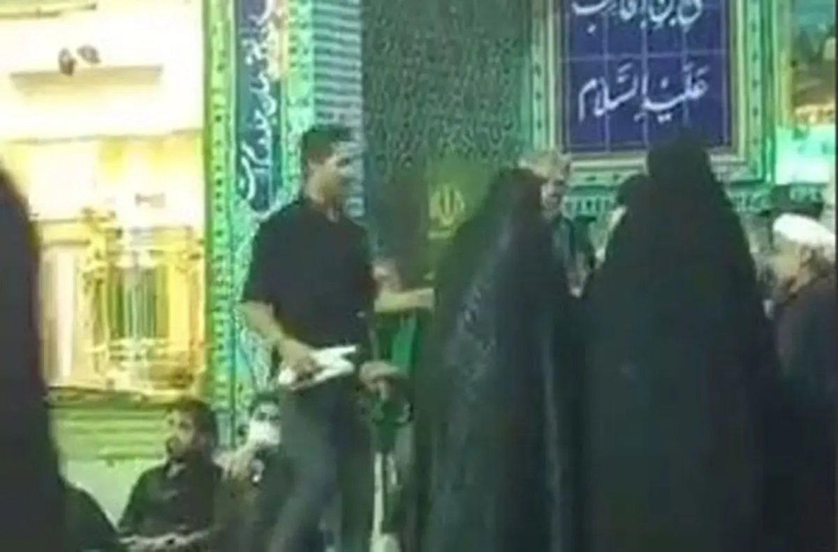 (ویدئو) اعتراض زنان محجبه به یک روحانی به خاطر سخنانش