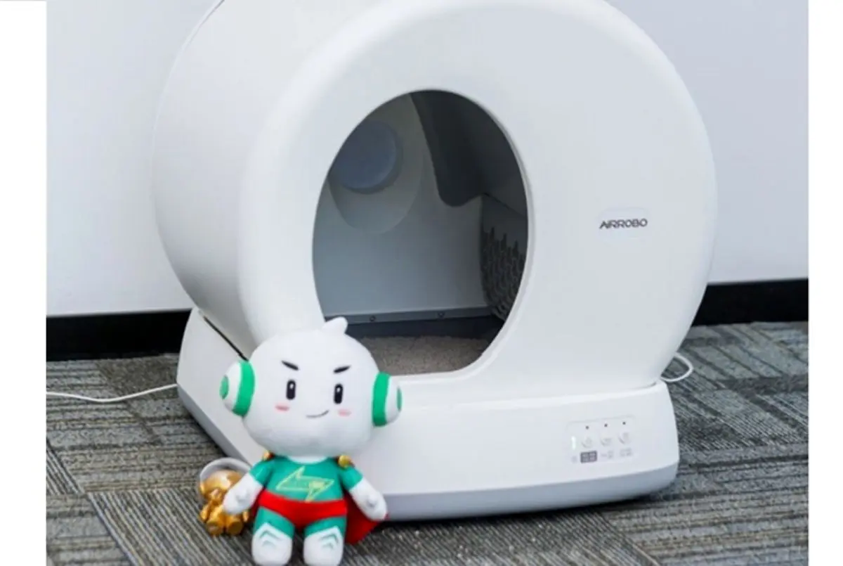 جعبه زباله هوشمند گربه اوپو با قابلیت تضمین سلامت گربه‌ها