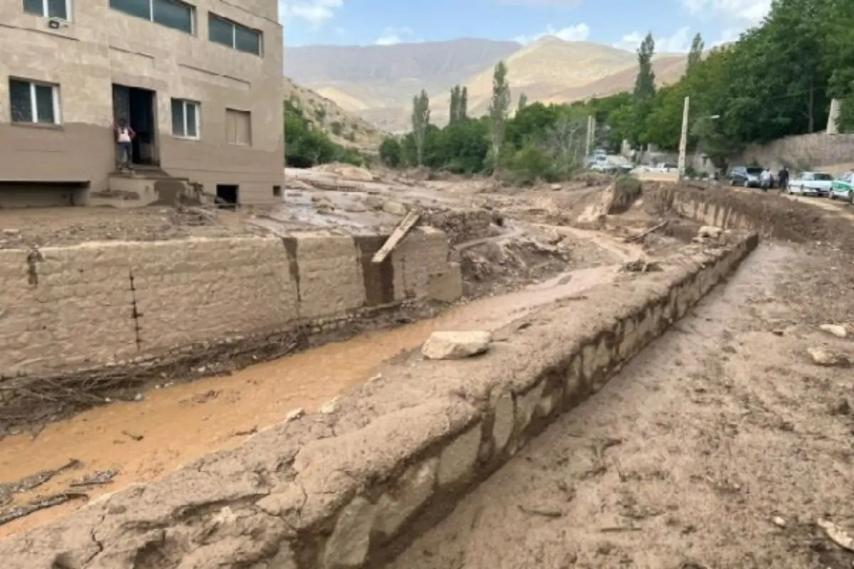 (ویدئو) سیل در فیروزکوه