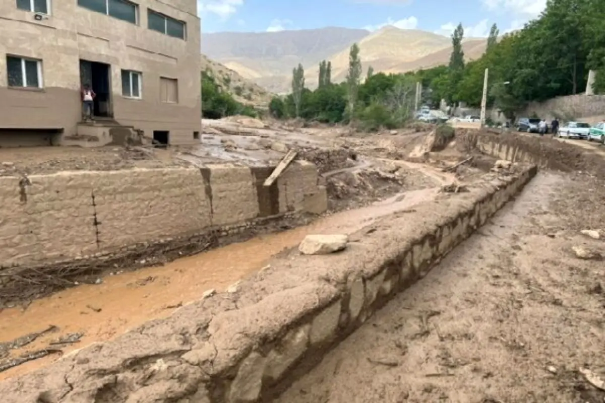 (ویدئو) سیل در فیروزکوه