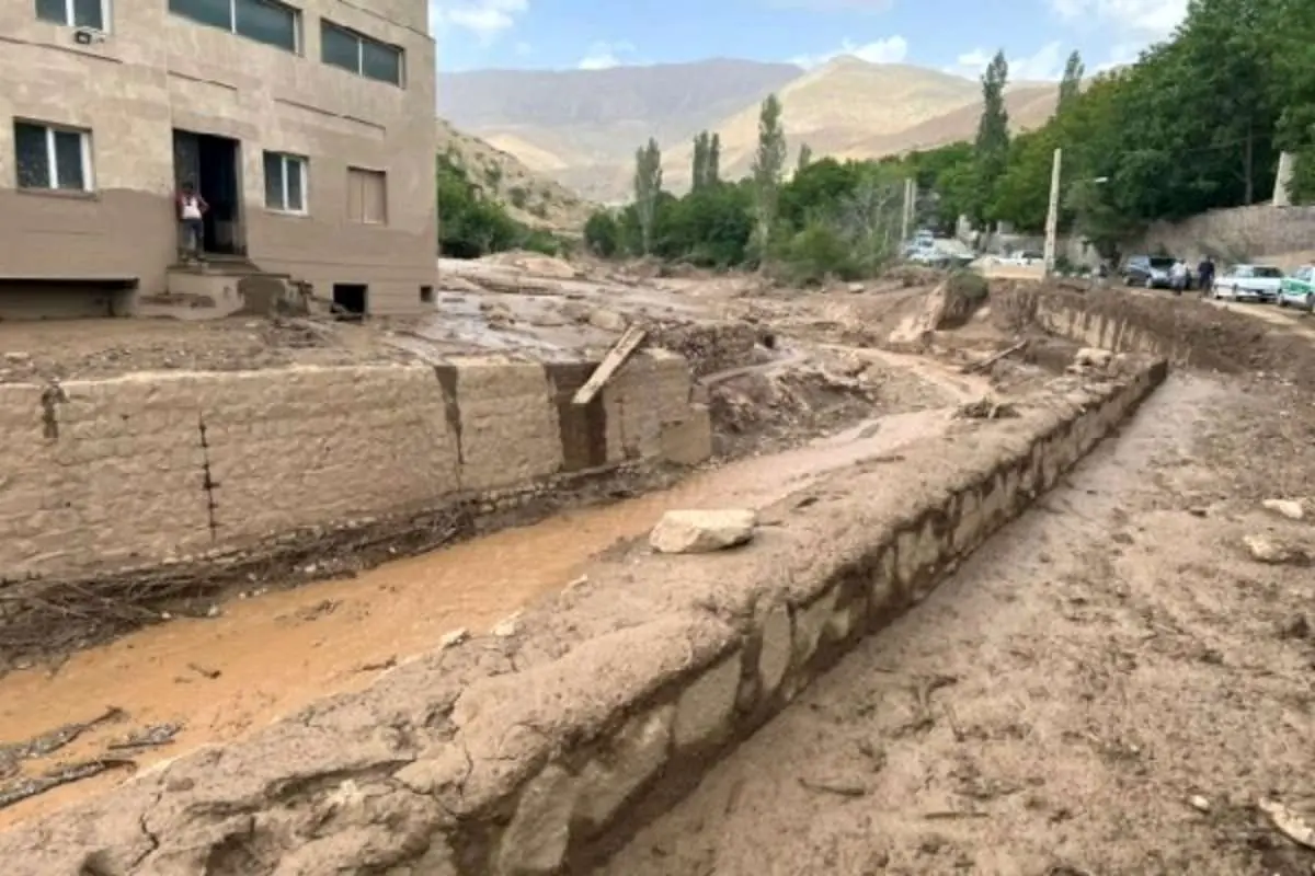(ویدئو) سیل در فیروزکوه