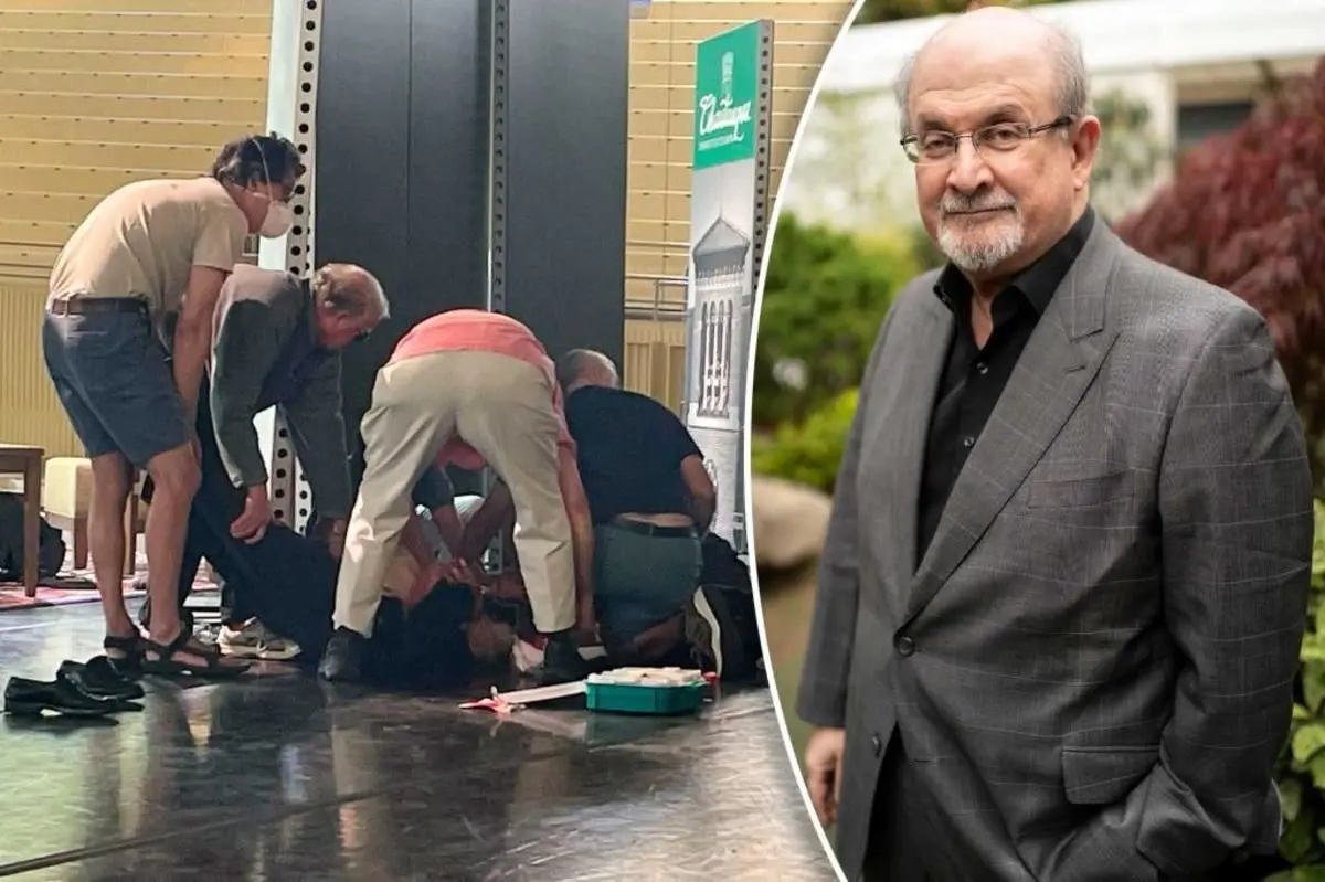 کیهان: آفرین بر آن مرد دلاوری که در نیویورک به سلمان رشدی مرتد حمله کرد