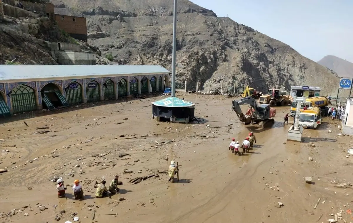 تکذیب مفقود شدن ۲۰۰ نفر در سیل امام زاده داوود