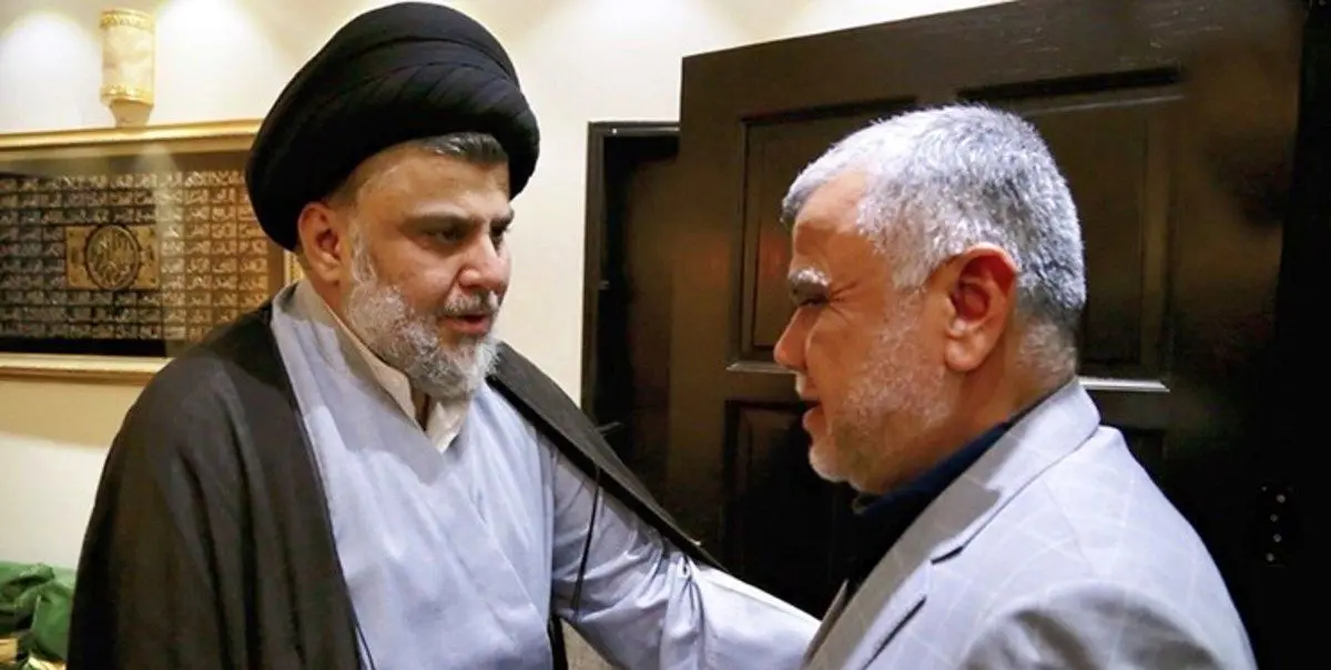 هادی العامری و سید مقتدی الصدر دیدار می‌کنند