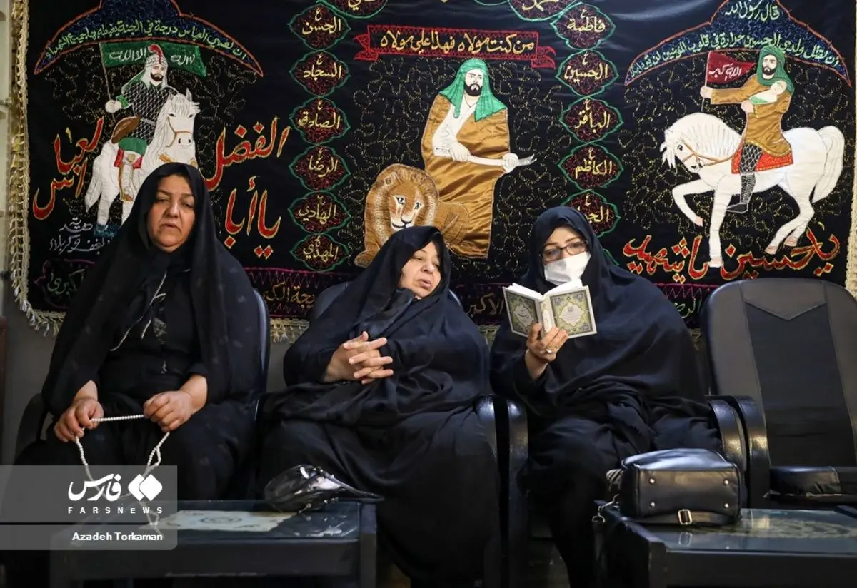 (تصاویر) روضه خانگی بانوان
