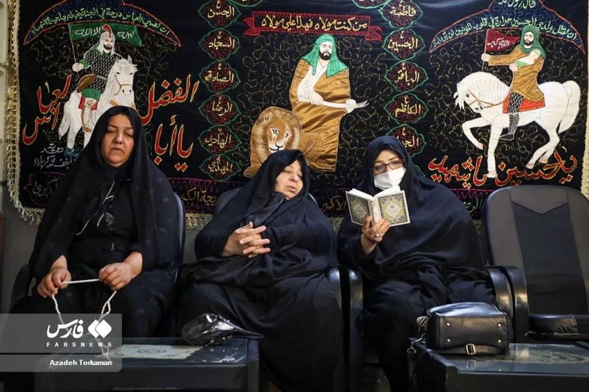 (تصاویر) روضه خانگی بانوان