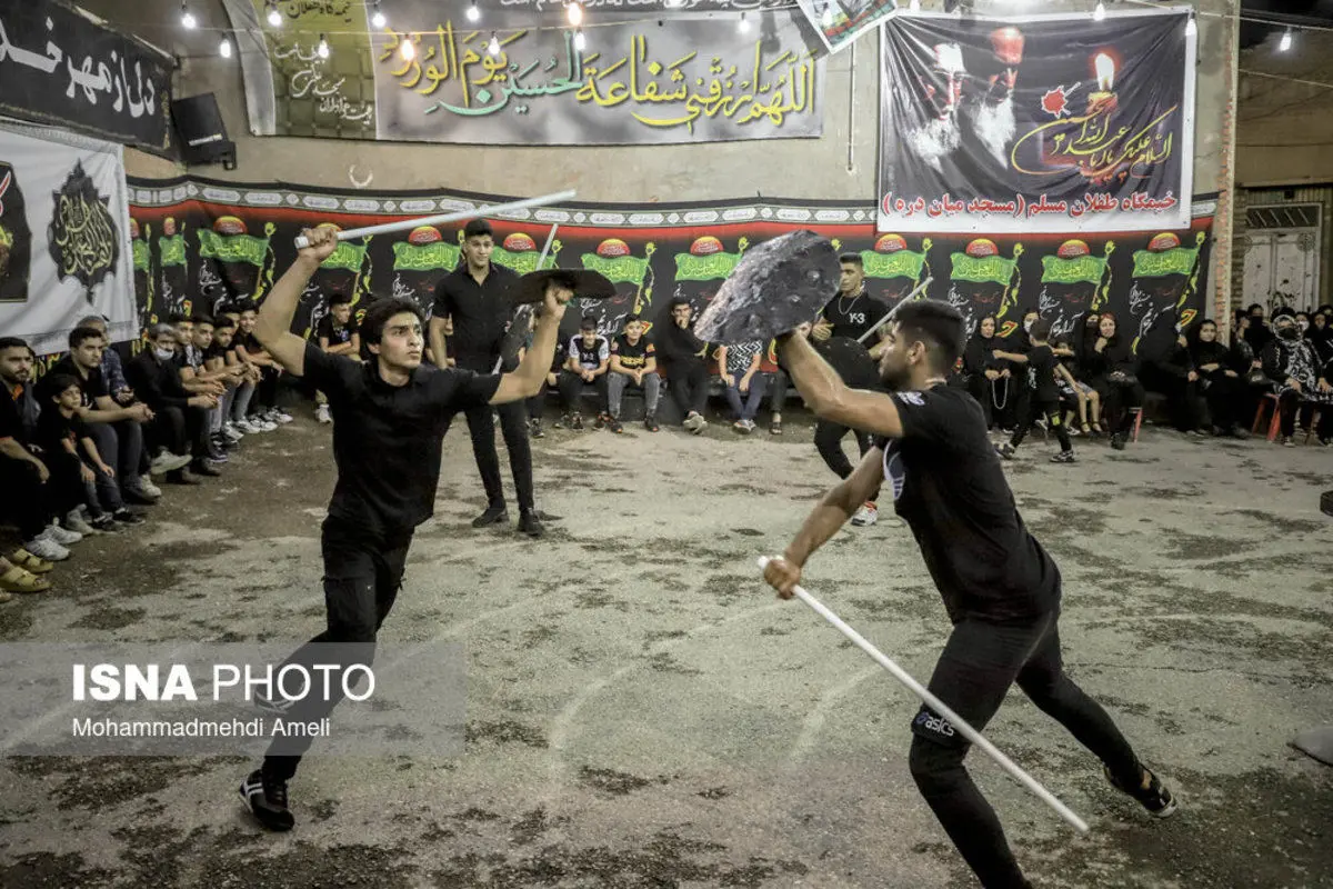 (تصاویر) مراسم سنتی چوب بازی در دزفول