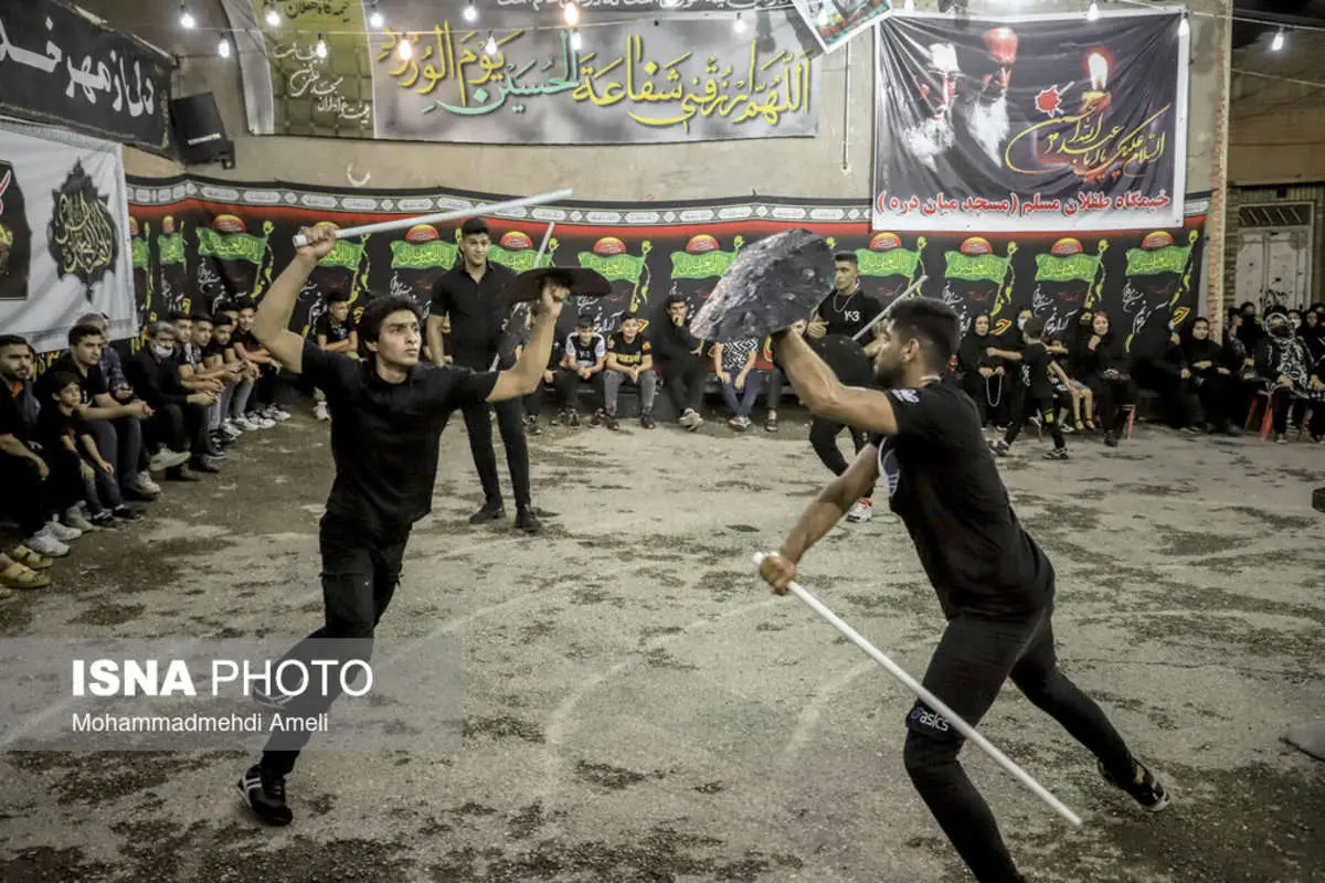 (تصاویر) مراسم سنتی چوب بازی در دزفول