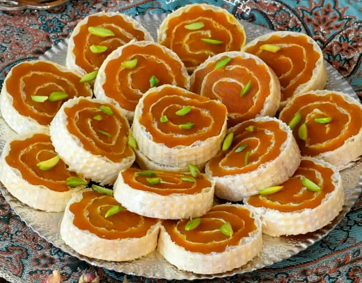 طرز تهیه حلوا رولی؛ ویژه محرم
