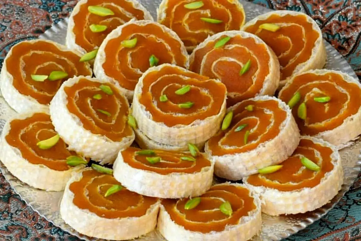 طرز تهیه حلوا رولی؛ ویژه محرم