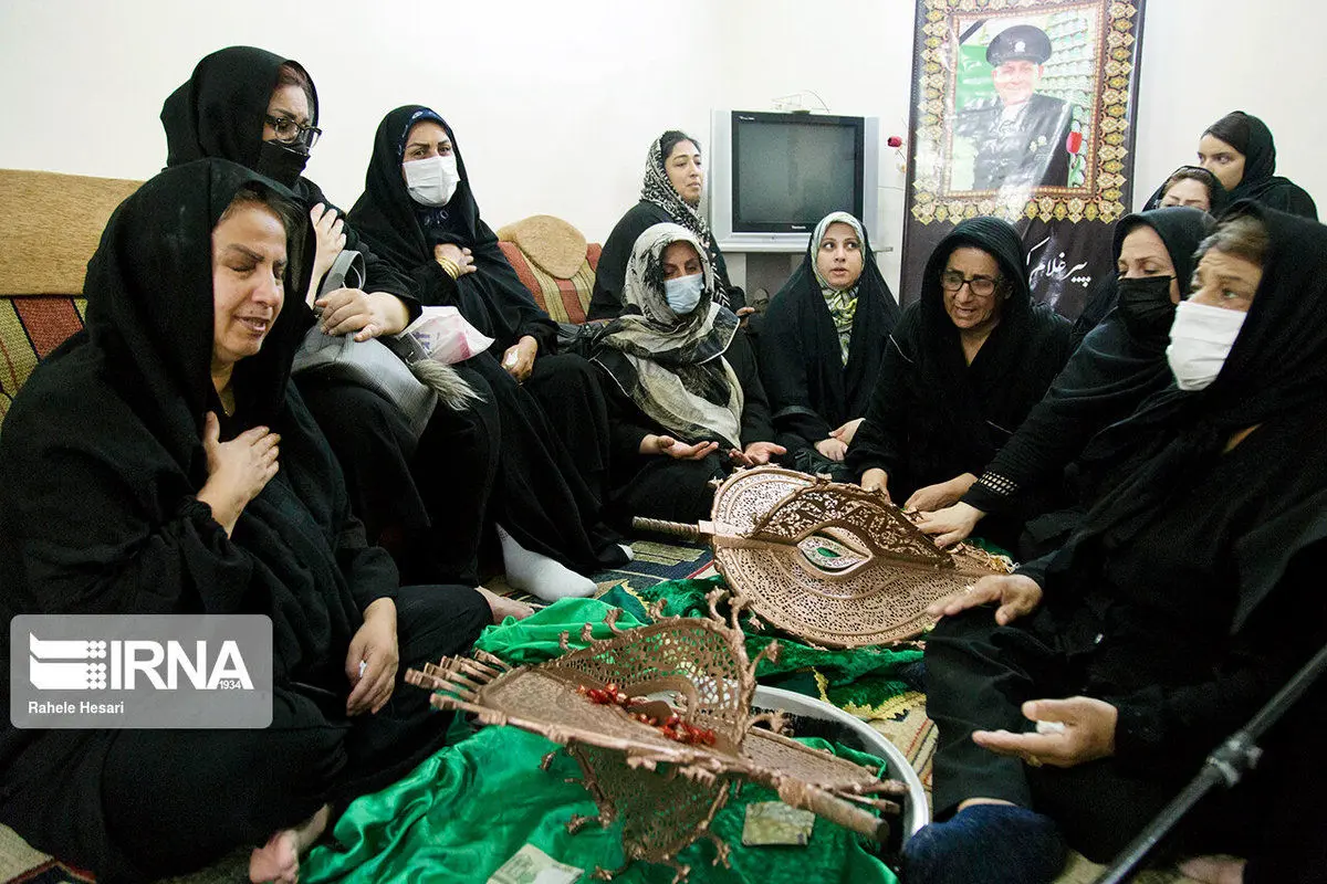(تصاویر) آیین سنتی طوق بندان در گرگان