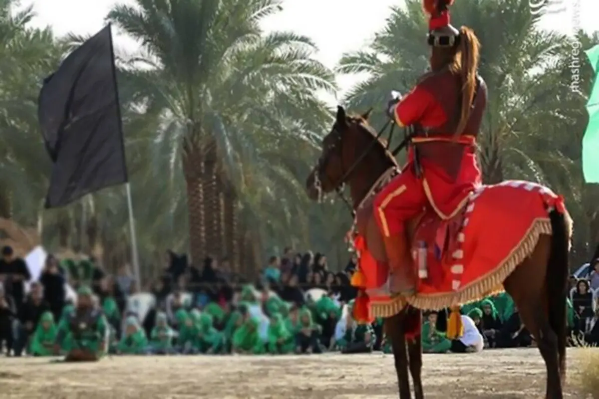 ماجرای فرار اسب تعزیه و برخورد به ۲ زن جوان در جنوب کشور