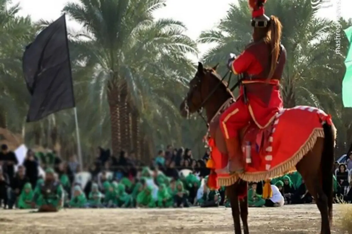 ماجرای فرار اسب تعزیه و برخورد به ۲ زن جوان در جنوب کشور
