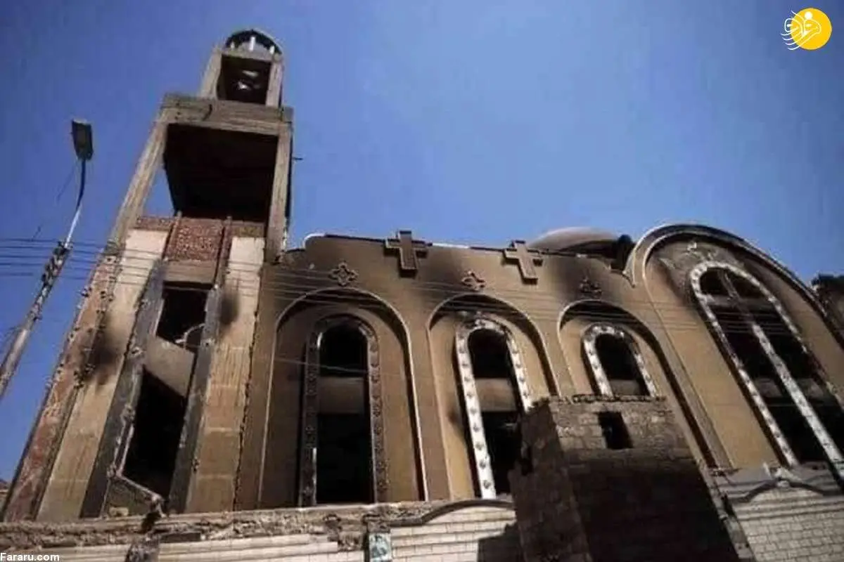 (ویدئو) ده‌ها کشته بر اثر آتش سوزی در کلیسایی در مصر