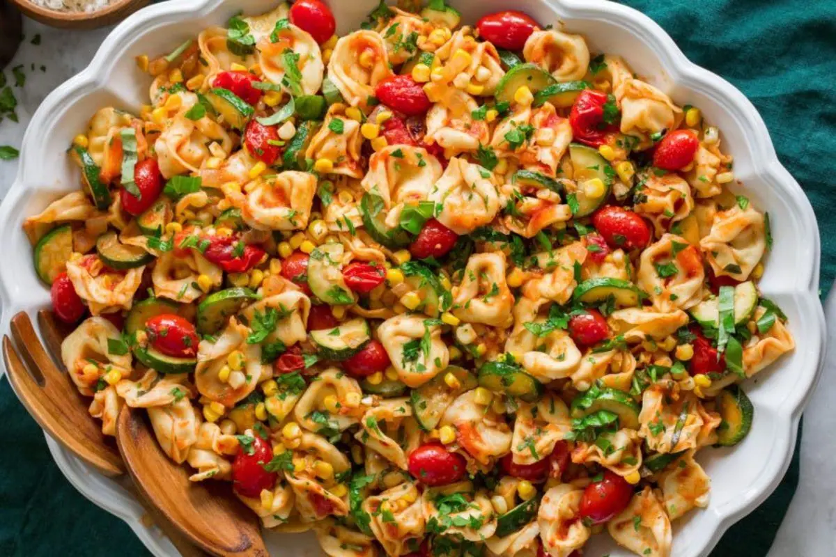 طرز تهیه سالاد پاستا با سبزیجات، معجونی از طعم و رنگ
