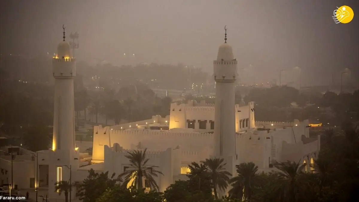 (تصاویر) گرد و غبار و طوفان شن در امارات