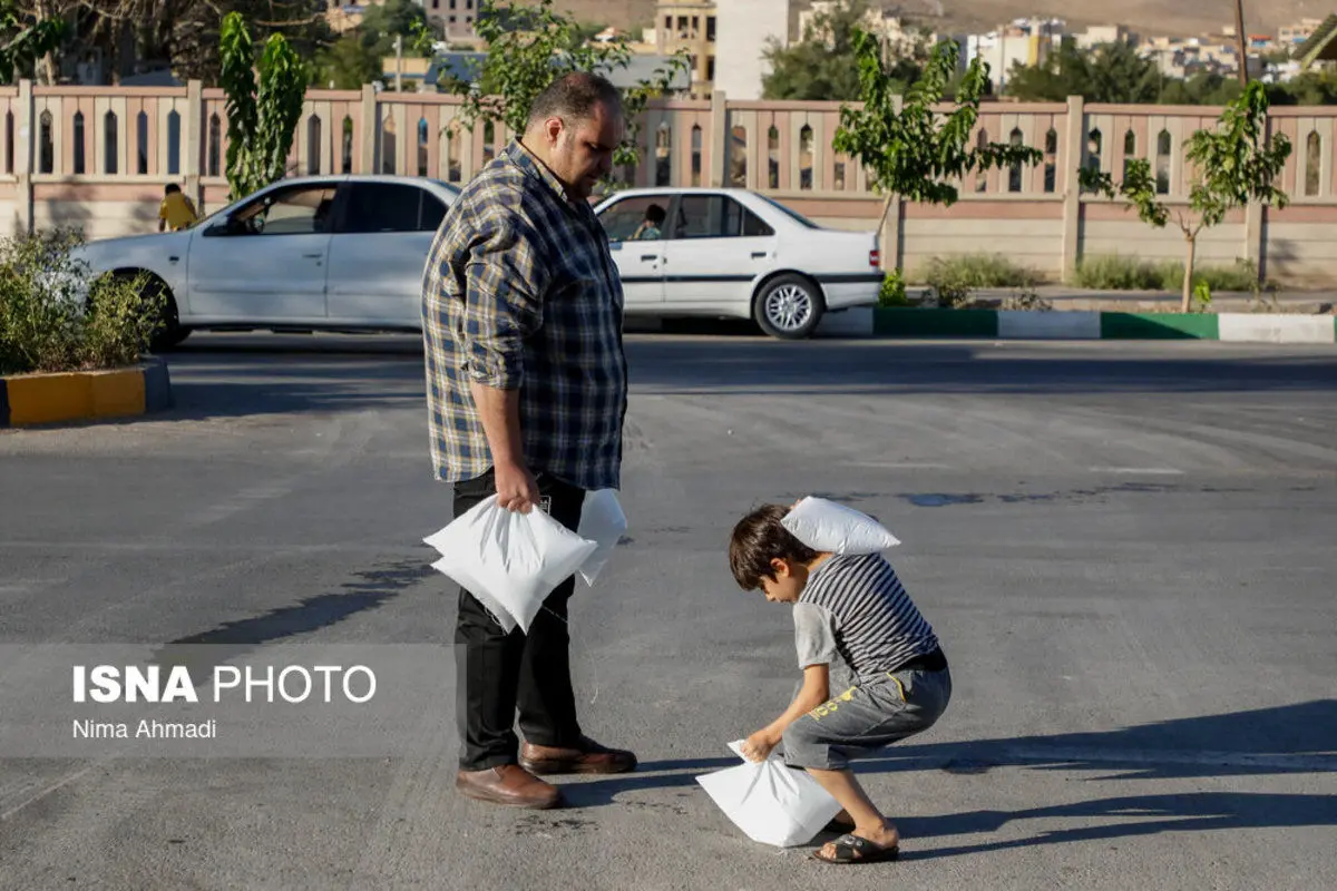 (تصاویر) آبرسانی سیار در برخی از مناطق شهرکرد